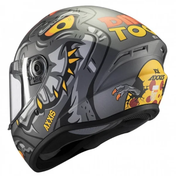 Кацига Axxis Draken S Dinotoon сива - Image 2