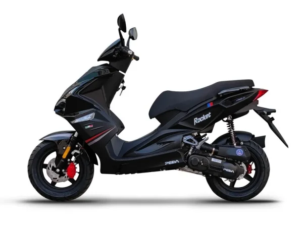 Скутер PEDA Rocket 50 4T Black - Image 3