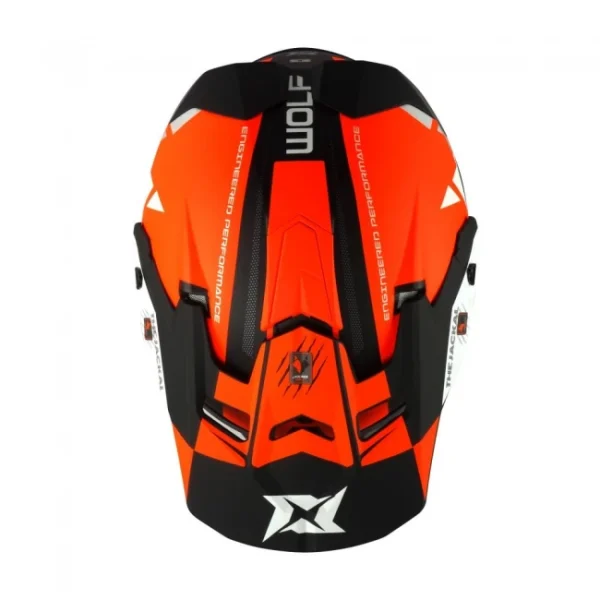 Кацига Axxis Wolf Jackal B14 Orange - Image 4