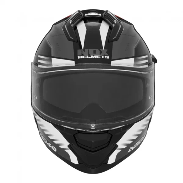 Кацига NOX N304 бело црвена - Image 2