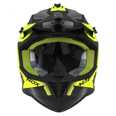 Кацига Nox N633 Fusion црна неон жолта