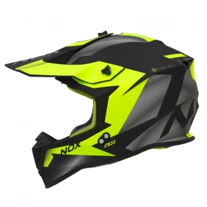 Кацига Nox N633 Fusion црна неон жолта