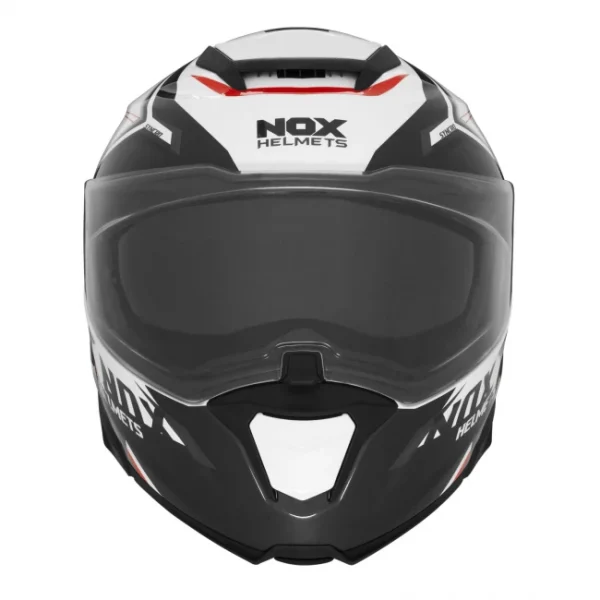 Кацига NOX FLIP-UP N967 Synchro бела - Image 3