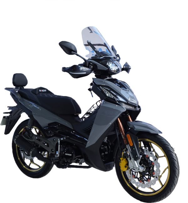Скутер Shineray CUB 50 NEW Grey/Gold