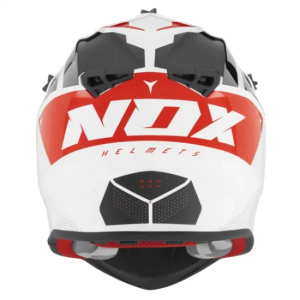 Кацига Nox N633 ADN white/red - Image 3
