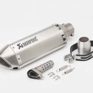 Издув Akrapovic 37cm сив гравиран