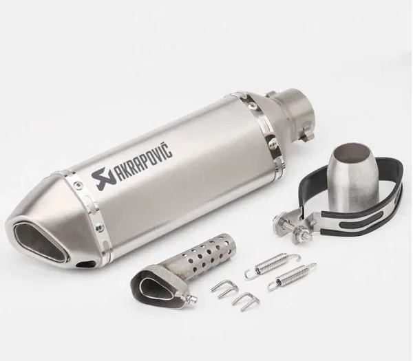 Издув Akrapovic 37cm сив гравиран