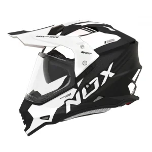 Кацига Nox N312 Impulse црна бела