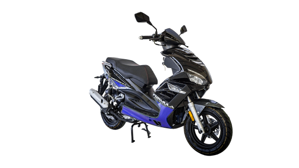 Скутер LONGJIA FORMULA RACING 50 4T Black/Blue