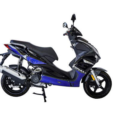 Скутер LONGJIA FORMULA RACING 50 4T Black/Blue