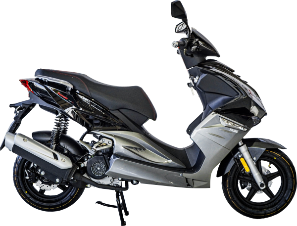 Скутер LONGJIA FORMULA RACING 50 4T Black/Grey - Image 2