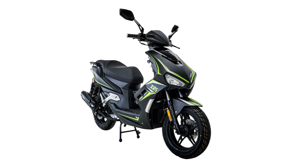 Скутер LONGJIA FORMULA XRS 50 4T Black/Green
