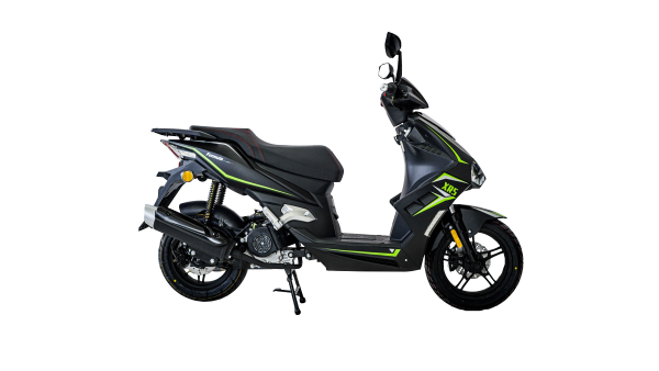 Скутер LONGJIA FORMULA XRS 50 4T Black/Green - Image 3