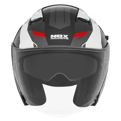 Кацига Nox N130 Klint бела црвена