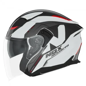 Кацига Nox N130 Klint бела црвена