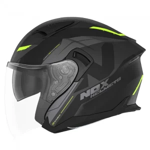 Кацига Nox N130 Klint црна неон жолта