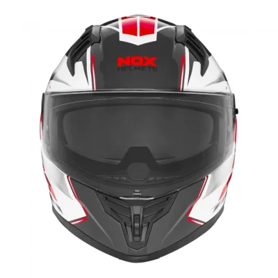 Кацига Nox N401 Xeno бела црвена