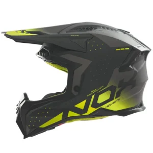 Кацига Nox N634 Gradient Црна мат / Флуо жолта