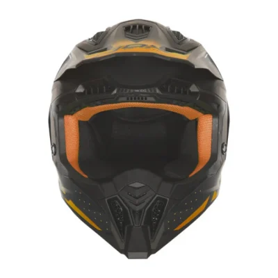 Кацига Nox N634 Gradiant Црна мат / Портокалова