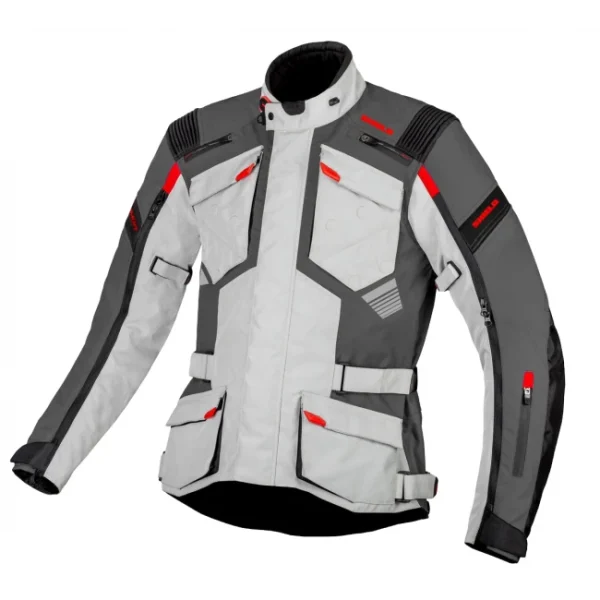 Машка јакна SHIELD STELVIO grey/red