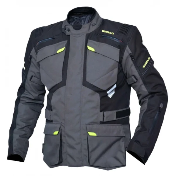 Машка јакна SHIELD STELVIO grey/neon