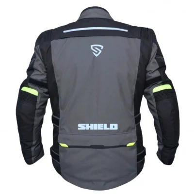 Машка јакна SHIELD STELVIO grey/neon