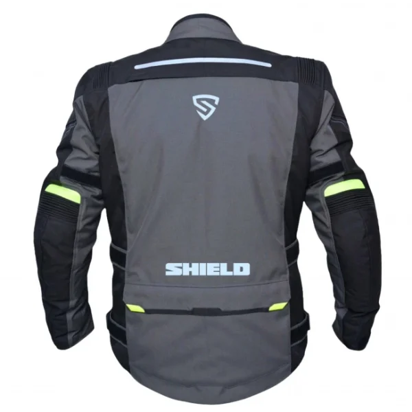 Машка јакна SHIELD STELVIO grey/neon - Image 2